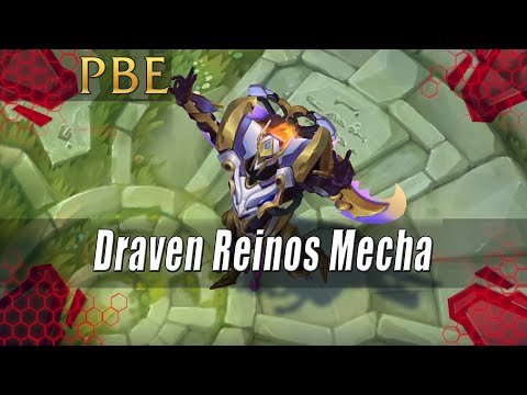 Nuevo Skin - Draven Reinos Mecha 1350RP Parche 10.1