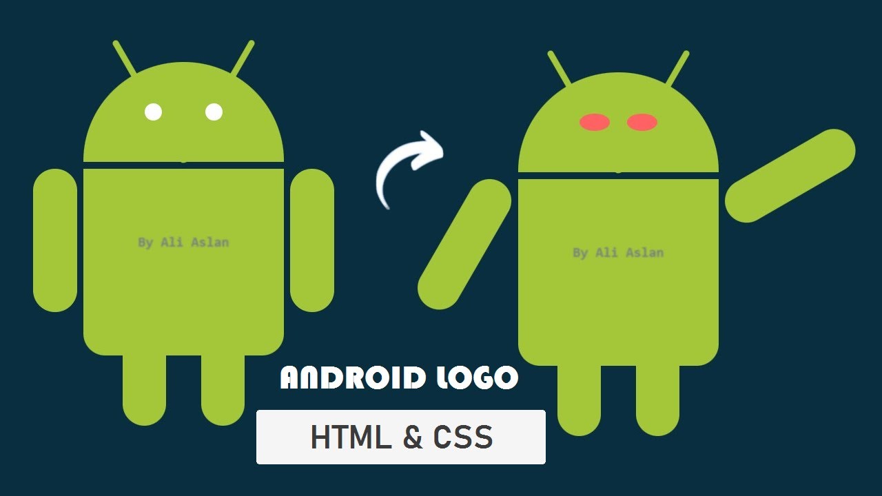 How to Create Android logo animation using HTML and CSS