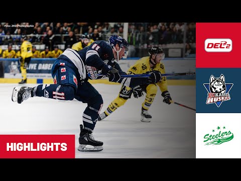 DEL2: EC Kassel Huskies vs. Bietigheim Steelers | Highlights