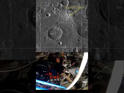 Carroll Crater Location #artemis #carrollcrater #orioncrew #nasa