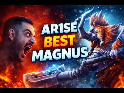 Ar1se Magnus Great Plays Legendary Comeback And Slick Earthshaker Gameplay Dota 2 Highlights !!