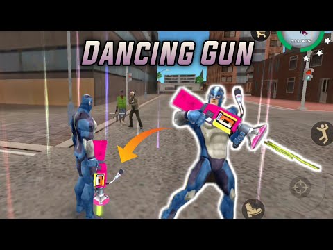 How To Get Free Dancing Gun | Rope Hero Vice Town | Android Gameplay | NoobieXgaming