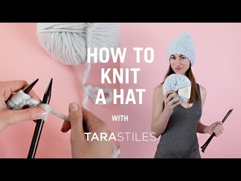 Comment tricoter un bonnet poster