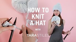 How to knit a hat