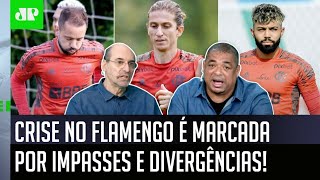 “A real é que os caras ficam pu*** com isso”: Debate sobre crise no Flamengo ferve