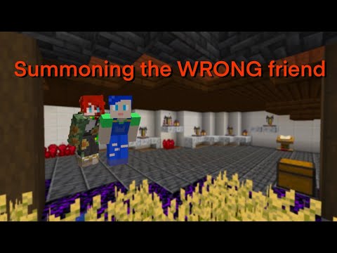 Summoning the WRONG friend || Minecraft - Seashellvids