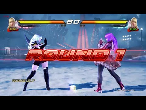 L7 355 Lili Rochefort  ​VS Lili Hair color  - Tekken 7 ( Uchiha x24 ) Gameplay PC Lili 72v 87T