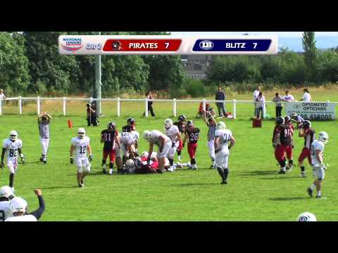 London Blitz @ East Kilbride Pirates -- BAFANL Premiership Semi-Final -- 12th August 2012