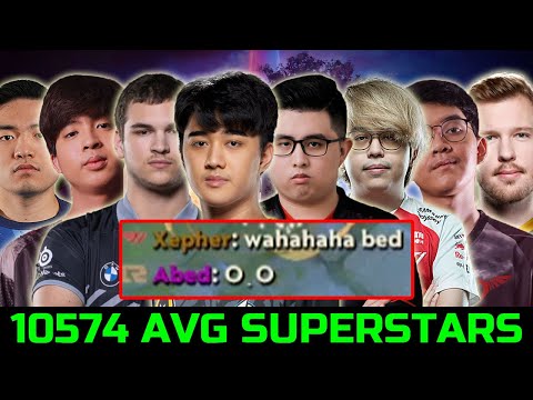 10574 AVG MMR SUPERSTARS IN NA PUBS- ABED 23SAVAGE TIMS SNEYKING VS BZM MIKOTO CRIT XEPHER DOTA 2