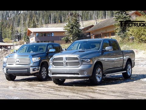 2014 Toyota Tundra vs Ram 1500 Towing Test