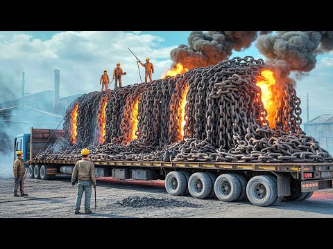 Top 6 INSANE Old Ship Anchor Chain Recycling and Manufacturing Factory Process Videos |How it's Made