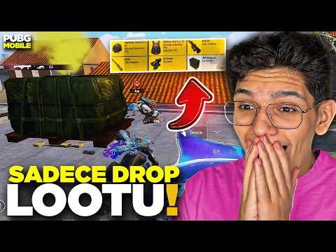 SADECE DROP LOOTU İLE KAZANMA CHALLENGE! ÇOK ZOR - PUBG MOBİLE