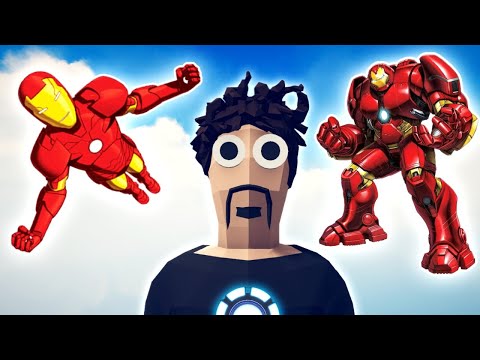 IRON MAN SUITS UP VS ALL UNITS IN TABS | Totally Accurate Battle Simulator