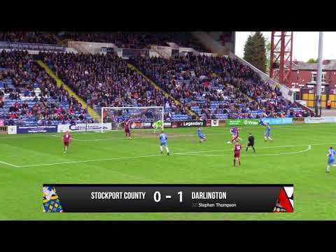 Stockport County 1-1 Darlington - Vanarama National League North - 2017/18