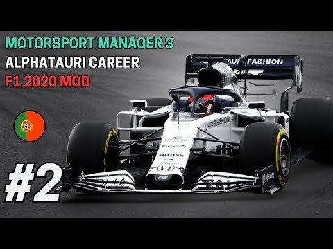 MOTORSPORT MANAGER 3 ALPHATAURI CAREER Part 2: Crazy strategies everywhere!! (F1 2020 Mod)