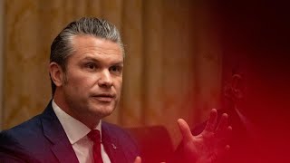 Hegseth and Caine hold briefing at the Pentagon after Iran strikes