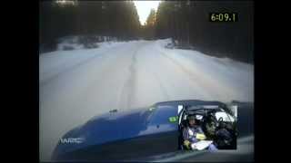 preview picture of video 'Solberg/Mills, Subaru Impreza WRC, Swedish Rally 2006, SS7 - Hara 1'