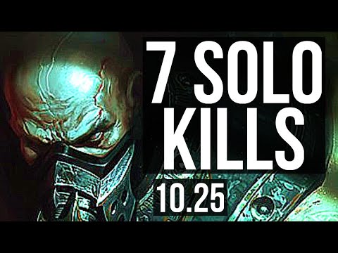 URGOT vs RENGAR (TOP) | 2000+ games, 7 solo kills, 1.2M mastery | EUW Diamond | v10.25