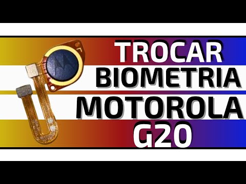 [ Motorola Moto G20 xt2128 ] Como Trocar Biometria Impressao Digital How Change Biometric Fingerprin