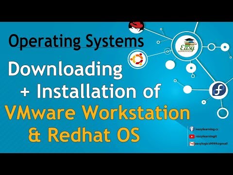 Vmware and Redhat | Downloading + Installation | Complete video tutorial | Easy Learning IT Video