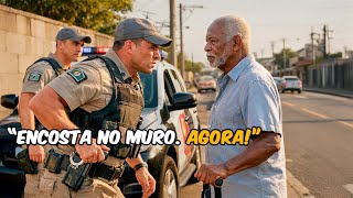 Policial racista prende idoso e depois descobre que ele era diretor do BOPE.