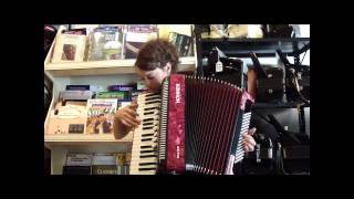 Video thumbnail for HOHNBRAIII96RD - New Red Hohner Bravo III Piano Accordion LMM 37 96 $1999 by Liberty Bellows