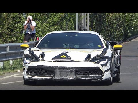 CARSPOTTING In MARANELLO - FERRARI V6 Hybrid, SF90 Assetto Fiorano, Roma, F8 Tributo & more!