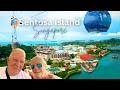 Exploring Sentosa Island Singapore Cable Car Views Monorail Tour Free Trolley Chili Crab