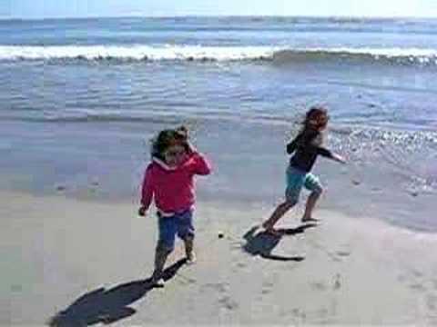 Hadeel and Layla at the beach