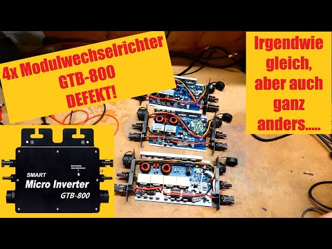 Smart Micro Inverter GTB 800 - 4 devices, 4 defective, 4 different.....