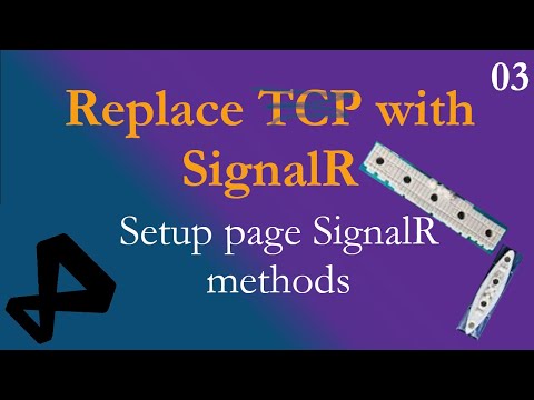 SignalR Server Tutorial 03: Finish SignalR methods in the setup page