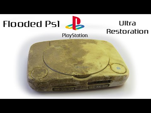 🛠️The Most Rusted and Challenging PS1 Restoration Ever🎮 Ultimate Flooded PS1 Restoration!