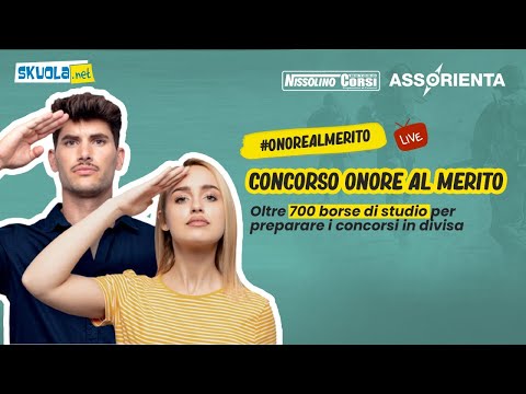 Concorso Onore al Merito: oltre 700 borse di studio per preparare i concorsi in divisa