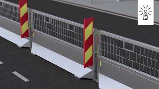 Barriärelement ProGuard City 2600mm