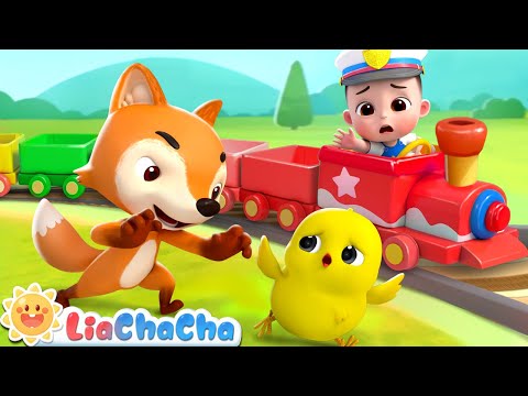 Toot Toot Train Song 3 (Fox and Chicks Version) | Kids Songs & Nursery Rhymes | LiaChaCha