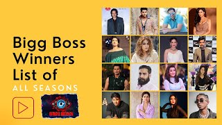 Bigg Boss Winners List of All Seasons