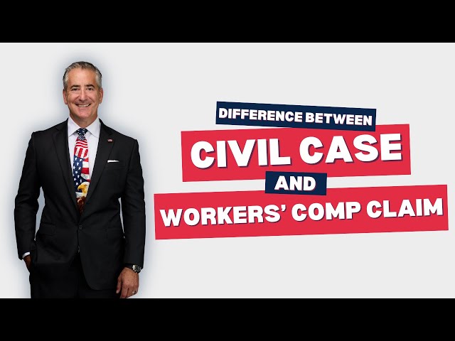 What’s the difference between a civil case and a workers’ compensation claim?