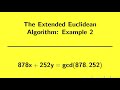 Number Theory | Extended Euclidean Algorithm Example 2