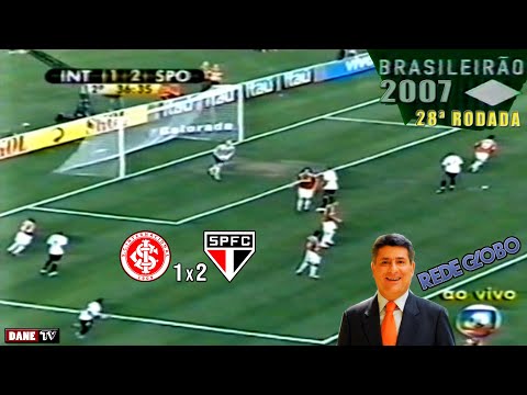 Brasileirão 2007 - Internacional 1x2 São Paulo