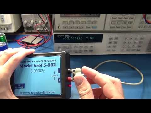 VoltageStandard Vref 5-002 Calibration with HP / Agilent 3458A