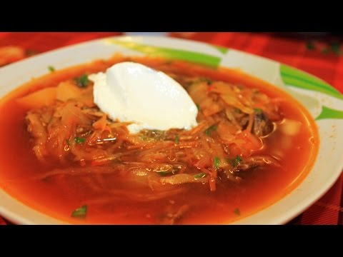 Borsch Russische Suppe, mein geheim Rezept! Rote Beete Eintopf