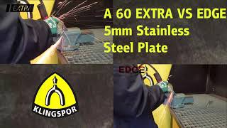 The Klingspor EDGE Cutting-Off Wheel Demonstration