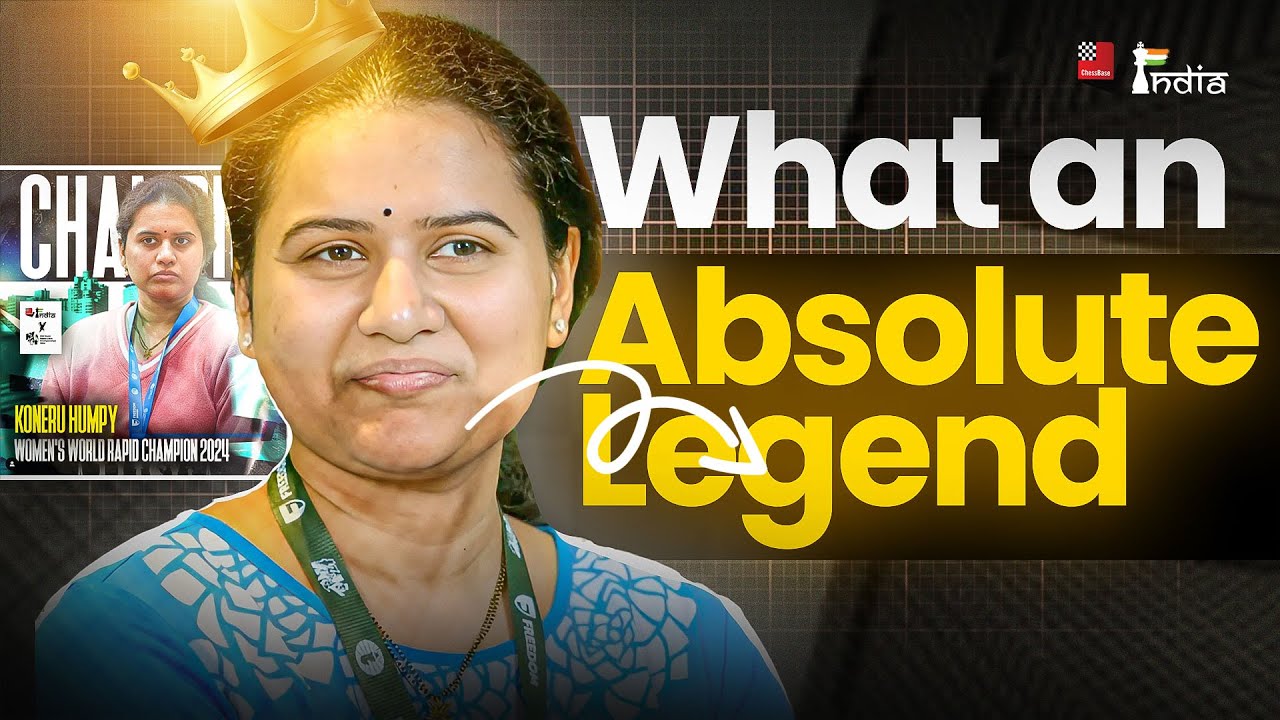 "I was waking up every day at 1 a.m." | World Champion at 37 - Koneru Humpy