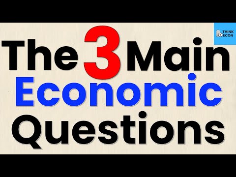 The 3 Economic Questions (WITH EXAMPLES) | Think Econ