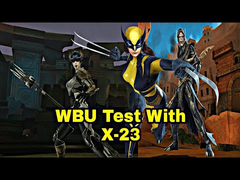 X-23 Wbu Test With Normal Obelisk - Marvel Future Fight