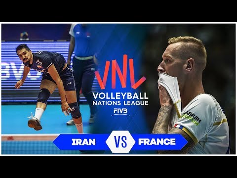 Iran vs  France | Match Highlights | Men's VNL 2019 (HD)