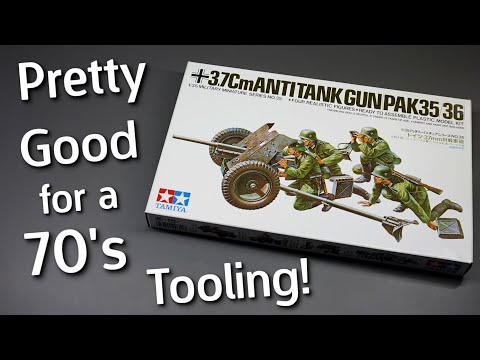 Still a Great Kit?! Tamiya 3.7cm Anti-Tank Gun (PAK 35/36) Plastic Model Kit - Unboxing Review