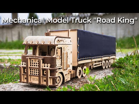 Миниатюра изображения товара Прицеп игрушечный EWA Тентованный к тягачу Король дорог