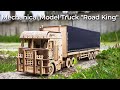 Eco-Wood-Art Construction kit Semi-trailer truck Road King