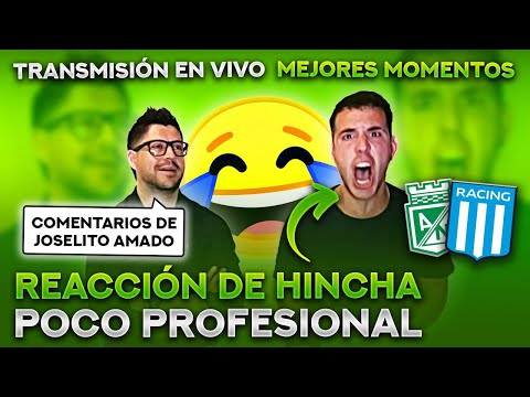 EL PEOR VIDEO DE MI VIDA / REACCIÓN EN VIVO A ATLÉTICO NACIONAL 4-2 RACING POR COPA LIBERTADORES